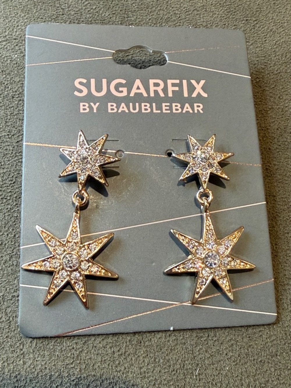 Sugarfix by Baublebar Starburst Drop Earrings - Gold